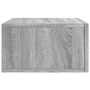 Mesitas de noche de pared 2 uds color gris Sonoma 35x35x20 cm de vidaXL, Taquillas y armarios de almacenamiento - Ref: Foro24...
