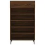 Zapatero madera de ingeniería roble marrón 60x35x105 cm de vidaXL, Armarios y almacenamiento - Ref: Foro24-829635, Precio: 58...