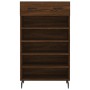 Zapatero madera de ingeniería roble marrón 60x35x105 cm de vidaXL, Armarios y almacenamiento - Ref: Foro24-829635, Precio: 58...