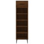 Zapatero madera de ingeniería roble marrón 30x35x105 cm de vidaXL, Armarios y almacenamiento - Ref: Foro24-829699, Precio: 45...