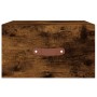 Mesitas de noche de pared 2 uds color roble ahumado 35x35x20 cm de vidaXL, Taquillas y armarios de almacenamiento - Ref: Foro...