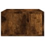 Mesitas de noche de pared 2 uds color roble ahumado 35x35x20 cm de vidaXL, Taquillas y armarios de almacenamiento - Ref: Foro...