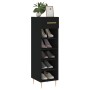 Zapatero madera de ingeniería negro 30x35x105 cm de vidaXL, Armarios y almacenamiento - Ref: Foro24-829661, Precio: 48,51 €, ...