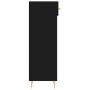 Zapatero madera de ingeniería negro 30x35x105 cm de vidaXL, Armarios y almacenamiento - Ref: Foro24-829661, Precio: 48,51 €, ...