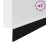 Sellos de cepillo para puertas autoadhesivos 2 pcs 100 cm en Materiales de construcción | Comprar online en Foru.es