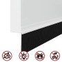 Sellos de cepillo para puertas autoadhesivos 2 pcs 100 cm en Materiales de construcción | Comprar online en Foru.es