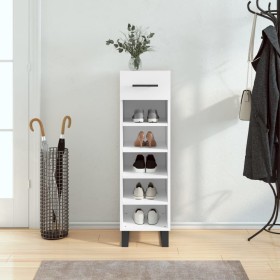 Zapatero madera de ingeniería blanco 30x35x105 cm de vidaXL, Armarios y almacenamiento - Ref: Foro24-829700, Precio: 63,42 €,...