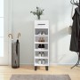 Zapatero madera de ingeniería blanco 30x35x105 cm de vidaXL, Armarios y almacenamiento - Ref: Foro24-829700, Precio: 63,42 €,...