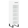 Zapatero madera de ingeniería blanco 30x35x105 cm de vidaXL, Armarios y almacenamiento - Ref: Foro24-829700, Precio: 63,42 €,...