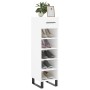 Zapatero madera de ingeniería blanco 30x35x105 cm de vidaXL, Armarios y almacenamiento - Ref: Foro24-829700, Precio: 63,42 €,...