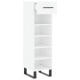 Zapatero madera de ingeniería blanco 30x35x105 cm de vidaXL, Armarios y almacenamiento - Ref: Foro24-829700, Precio: 63,42 €,...