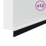 Sellos de cepillo para puertas autoadhesivos 12 pcs 100 cm en Materiales de construcción | Comprar online en Foru.es