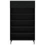 Zapatero madera de ingeniería negro 60x35x105 cm de vidaXL, Armarios y almacenamiento - Ref: Foro24-829629, Precio: 78,35 €, ...