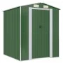 Cobertizo de jardín acero galvanizado verde 192x191x223 cm de vidaXL, Cobertizos - Ref: Foro24-3147427, Precio: 297,99 €, Des...