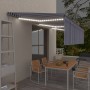 Toldo retráctil manual con persiana y LED azul y blanco 6x3 m en Toldos | Comprar online en Foru.es