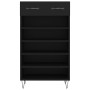 Zapatero madera de ingeniería negro 60x35x105 cm de vidaXL, Armarios y almacenamiento - Ref: Foro24-829605, Precio: 73,70 €, ...