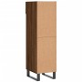 Zapatero madera de ingeniería roble marrón 30x35x105 cm de vidaXL, Armarios y almacenamiento - Ref: Foro24-829707, Precio: 48...