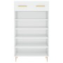 Mueble zapatero madera contrachapada blanco brillo 60x35x105 cm de vidaXL, Armarios y almacenamiento - Ref: Foro24-829598, Pr...