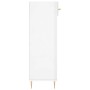 Mueble zapatero madera contrachapada blanco brillo 60x35x105 cm de vidaXL, Armarios y almacenamiento - Ref: Foro24-829598, Pr...