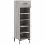 Zapatero madera de ingeniería gris Sonoma 30x35x105 cm de vidaXL, Armarios y almacenamiento - Ref: Foro24-829682, Precio: 44,...