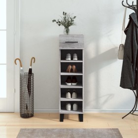 Zapatero madera de ingeniería gris Sonoma 30x35x105 cm de vidaXL, Armarios y almacenamiento - Ref: Foro24-829706, Precio: 46,...