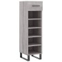 Zapatero madera de ingeniería gris Sonoma 30x35x105 cm de vidaXL, Armarios y almacenamiento - Ref: Foro24-829706, Precio: 46,...