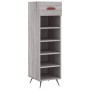 Zapatero madera de ingeniería gris Sonoma 30x35x105 cm de vidaXL, Armarios y almacenamiento - Ref: Foro24-829650, Precio: 57,...