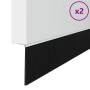 Sellos de cepillo de puerta atornillables 2 pcs 100 cm en Materiales de construcción | Comprar online en Foru.es