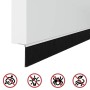 Sellos de cepillo de puerta atornillables 6 pcs 100 cm en Materiales de construcción | Comprar online en Foru.es