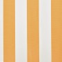 Toldo de lona amarillo y blanco 4x3 m (sin estructura) en Toldos | Comprar online en Foru.es