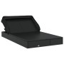 Tumbona 2 personas toldo plegable ratán PE negro 213x118x97 cm de vidaXL, Tumbonas - Ref: Foro24-319652, Precio: 259,98 €, De...