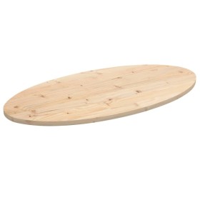 Tablero de mesa ovalado madera maciza de pino 100x50x2,5 cm de vidaXL, Tableros para mesas - Ref: Foro24-824330, Precio: 57,7...