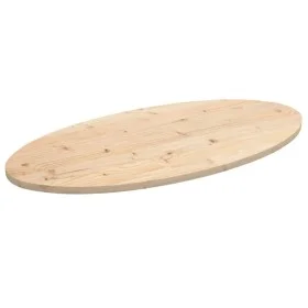 Tablero de mesa ovalado madera maciza de pino 100x50x2,5 cm de vidaXL, Tableros para mesas - Ref: Foro24-824330, Precio: 56,8...