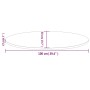 Tablero de mesa ovalado madera maciza de pino 100x50x2,5 cm de vidaXL, Tableros para mesas - Ref: Foro24-824330, Precio: 57,7...