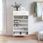 Zapatero madera de ingeniería blanco 60x35x105 cm de vidaXL, Armarios y almacenamiento - Ref: Foro24-829596, Precio: 74,68 €,...