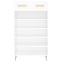 Zapatero madera de ingeniería blanco 60x35x105 cm de vidaXL, Armarios y almacenamiento - Ref: Foro24-829596, Precio: 74,68 €,...
