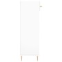 Zapatero madera de ingeniería blanco 60x35x105 cm de vidaXL, Armarios y almacenamiento - Ref: Foro24-829596, Precio: 74,68 €,...