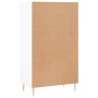 Zapatero madera de ingeniería blanco 60x35x105 cm de vidaXL, Armarios y almacenamiento - Ref: Foro24-829596, Precio: 74,68 €,...