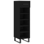Zapatero madera de ingeniería negro 30x35x105 cm de vidaXL, Armarios y almacenamiento - Ref: Foro24-829701, Precio: 78,00 €, ...