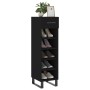 Zapatero madera de ingeniería negro 30x35x105 cm de vidaXL, Armarios y almacenamiento - Ref: Foro24-829701, Precio: 78,00 €, ...