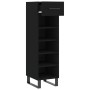 Zapatero madera de ingeniería negro 30x35x105 cm de vidaXL, Armarios y almacenamiento - Ref: Foro24-829701, Precio: 78,00 €, ...