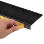Sellos de cepillo para puertas autoadhesivos 12 pcs Negro en Materiales de construcción | Comprar online en Foru.es