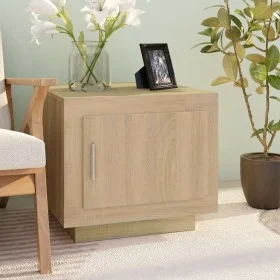 Sonoma oak plywood coffee table 51x50x45 cm by vidaXL, Coffee table - Ref: Foro24-811802, Price: 50,09 €, Discount: %