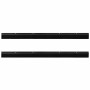 Sellos de cepillo de puerta atornillables 2 pcs Negro 100 cm en Materiales de construcción | Comprar online en Foru.es