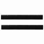 Sellos de cepillo de puerta atornillables 2 pcs Negro 100 cm en Materiales de construcción | Comprar online en Foru.es