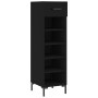 Zapatero madera de ingeniería negro 30x35x105 cm de vidaXL, Armarios y almacenamiento - Ref: Foro24-829677, Precio: 73,45 €, ...