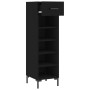 Zapatero madera de ingeniería negro 30x35x105 cm de vidaXL, Armarios y almacenamiento - Ref: Foro24-829677, Precio: 73,45 €, ...