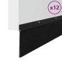 Sellos de cepillo de puerta atornillables 12 pcs Negro 100 cm en Materiales de construcción | Comprar online en Foru.es