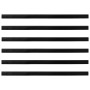 Sellos de cepillo de puerta atornillables 6 pcs Negro 100 cm en Materiales de construcción | Comprar online en Foru.es