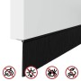 Sellos de cepillo de puerta atornillables 6 pcs Negro 100 cm en Materiales de construcción | Comprar online en Foru.es